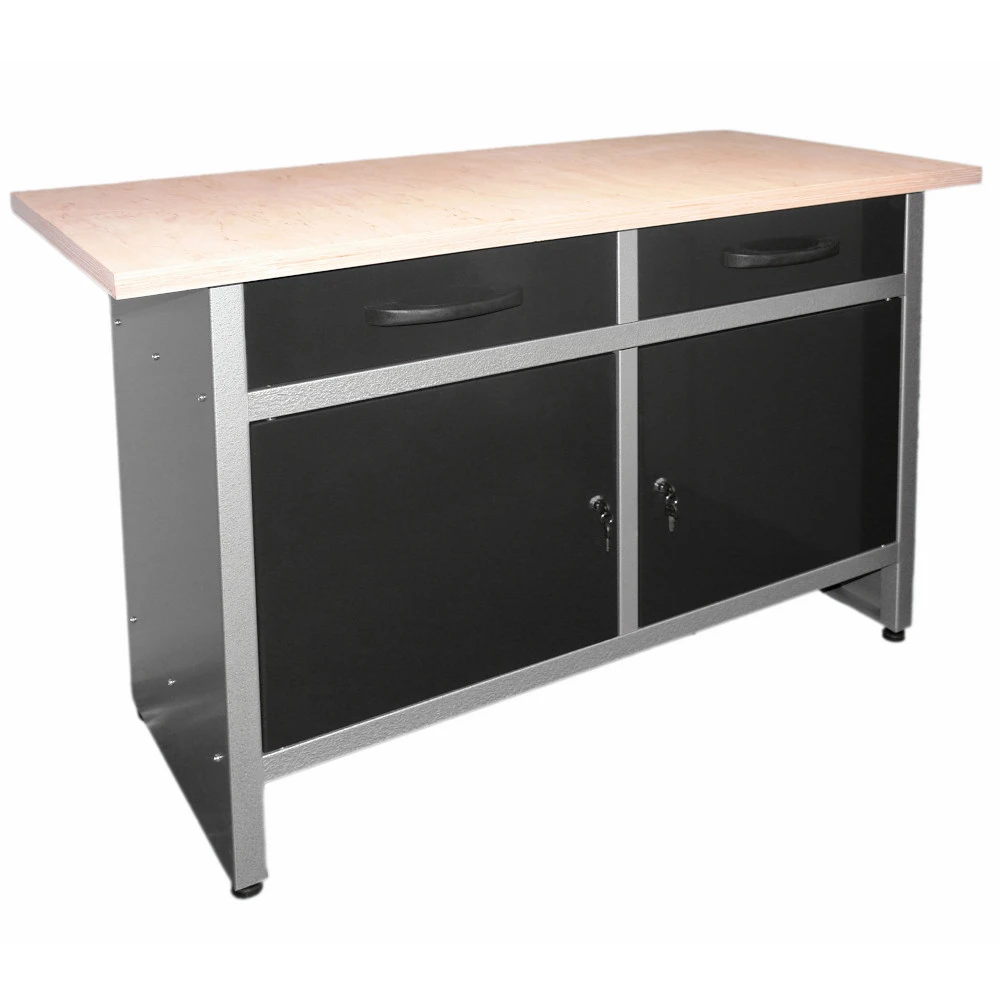 GERMANIA Werkbank mit Metallgestell und Holz-Arbeitsplatte GERMANIA Werkbank Mit Metallgestell Und Holz-Arbeitsplatte -Germania 115400010 STS2D2 5907582525486 Werkbank SJ S2D2 RGB 300dpi 1000