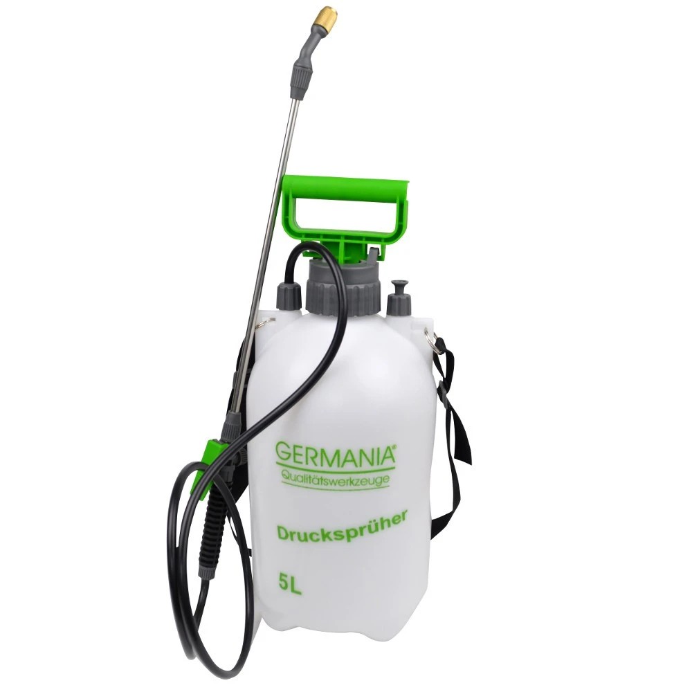 GERMANIA Drucksprüher 5 Liter standfest und druckbeständig GERMANIA Drucksprüher 5 Liter Standfest Und Druckbeständig -Germania 23456 drucksprueher 5liter druckspruehgeraet german