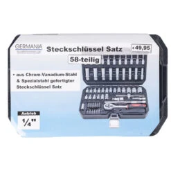 GERMANIA Steckschlüsselsatz 58-teilig Mit Koffer 4 GERMANIA Steckschlüsselsatz 58-teilig Mit Koffer -Germania 2QbPOKhelqCvK4T 1280x1280
