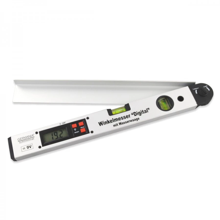Digitaler LCD Winkelmesser 450mm Wasserwaage Gradmesser Schmiege Digitaler LCD Winkelmesser 450mm Wasserwaage Gradmesser Schmiege -Germania 8493 digitaler lcd winkelmesser 450mm wasserwaage grad 1