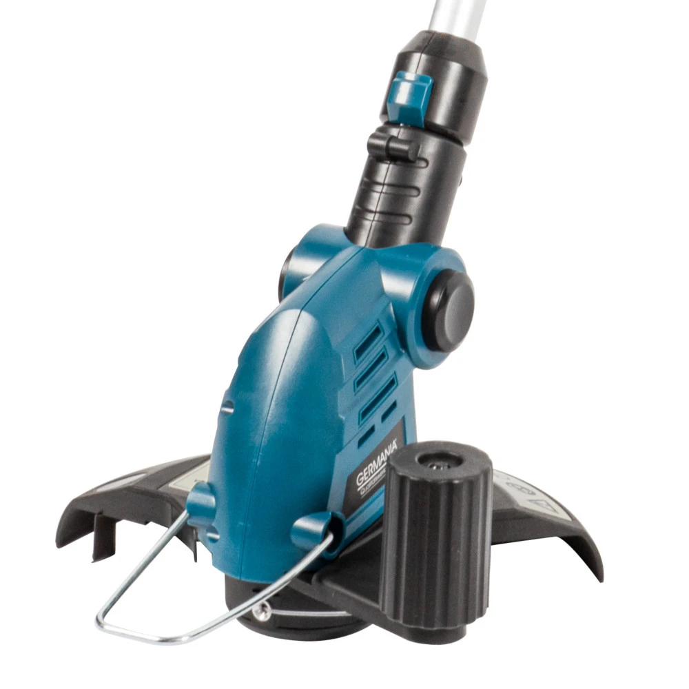 GERMANIA Plattform Akku-Rasentrimmer 20 V mit Alu-Teleskopstab und Zusatzhandgriff GERMANIA Plattform Akku-Rasentrimmer 20 V Mit Alu-Teleskopstab Und Zusatzhandgriff -Germania