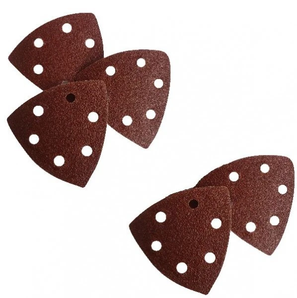 Schleifpapier Schleifpapier Dreieck 5 St. 90mm Korn120 Schleifpapier Schleifpapier Dreieck 5 St. 90mm Korn120 -Germania
