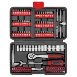 GERMANIA Steckschlüssel Und Bitsatz Set 130-teilig Aus CV-Stahl Im Koffer -Germania ZWFtoll2zj7BsV 1280x1280